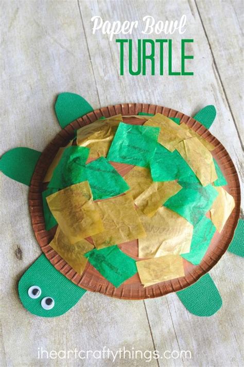 Paper Bowl Turtle Craft For Kids Turtle Crafts Summer Crafts For