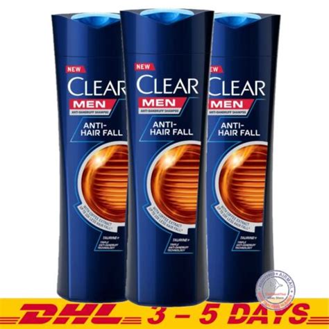 320ml X 3 Clear Men Anti Hair Fall Anti Dandruff Shampoo With Coffee
