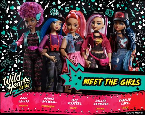 New Doll Line From Mattel Wild Hearts Crew