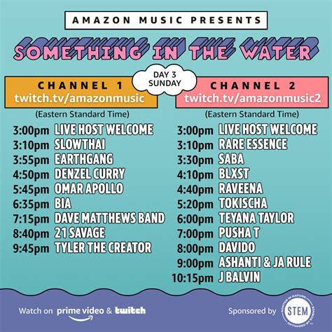 Amazon Music On Twitter Watch Sitw Day 3 Live Now 📺 Ch1 T