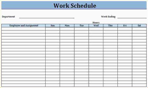 8 Best Images Of Printable Daily Work Schedule Printable Employee Images