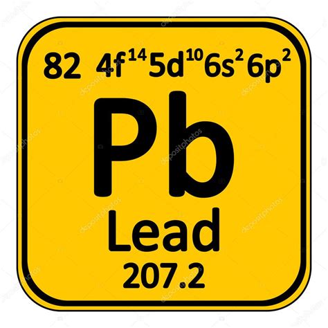 Periodic Table Element Lead Icon — Stock Vector © Konstsem 127975948