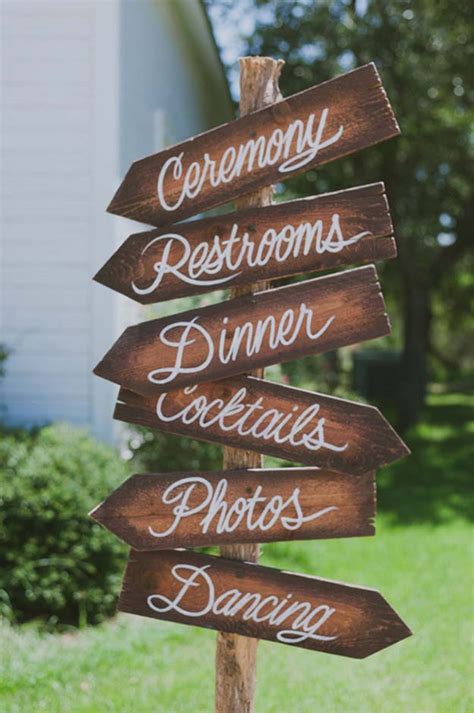 21 Stylish Rustic Wedding Signs You Want To Recreate For