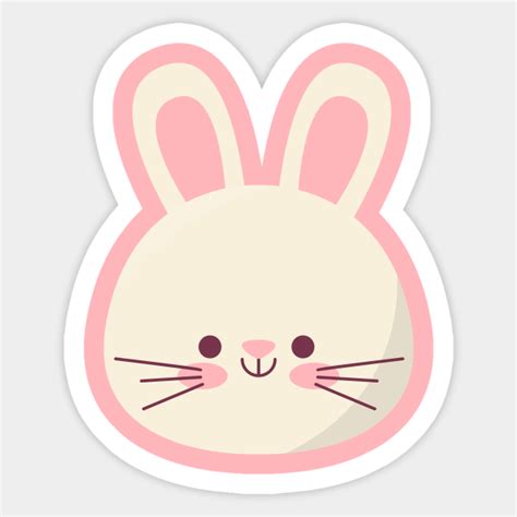 Cute Bunny Rabbit Cute Bunny Sticker Teepublic