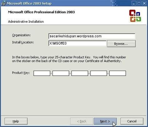Microsoft Office Professional 2003 Key Globrown