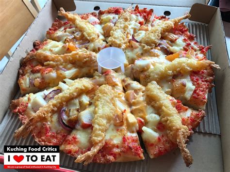 Get delivery or takeaway today. Kuching Food Critics: Pizza Hut King Prawn Pizza