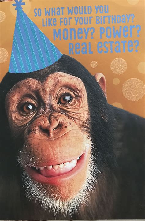 Funny Happy Birthday Monkey