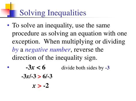 Ppt Solving Inequalities Powerpoint Presentation Free Download Id