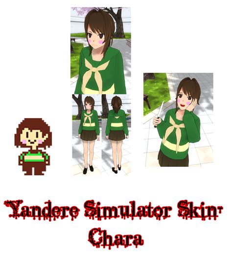 Yandere Simulator Chara Skin By Imaginaryalchemist On Deviantart
