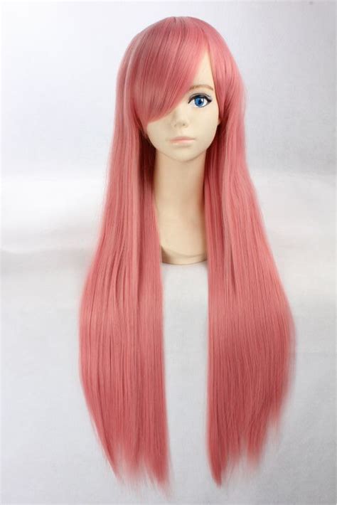 Linfairy anime hot pink l. New Arrival 2014 Pink Long Straight Synthetic Heat ...