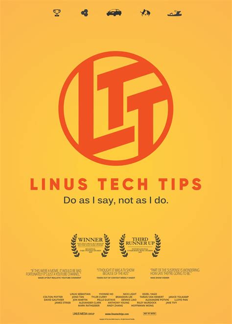 Linus Tech Tips Poster Poster By Linus Tech Tips Displate