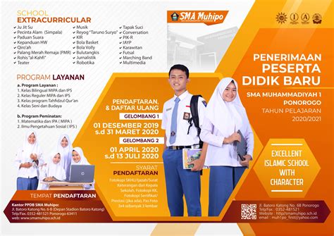 Brosur Ppdb 2023 2024 Smk Muhammadiyah 1 Tangerang Aria Art