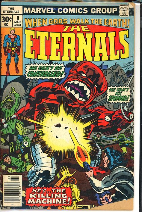 The Eternals 9 1977 Comic Books Bronze Age Marvel Hipcomic