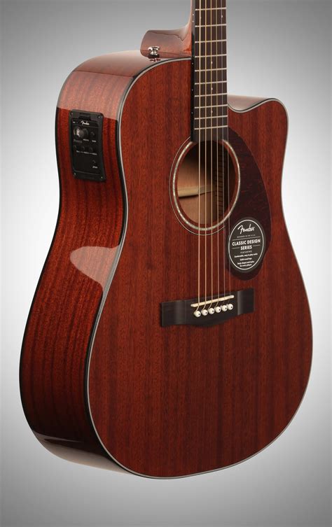 Fender CD140SCE Dreadnought All-Mahogany Acoustic-Electric Guitar