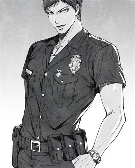 Police Officer Aomine Anime Boy Police Officer Kuroko No Basket Kuroko