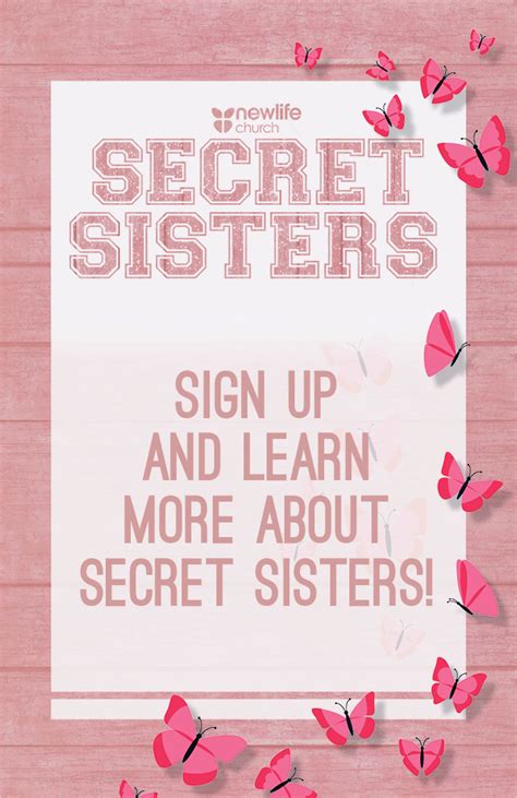 newlife secret sisters registration new life christian church