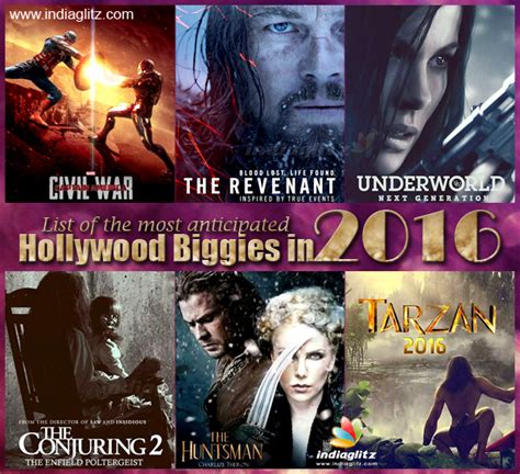 It came back again, after the bang that the 2015 movie year had, 2016 was even better. List of the most anticipated Hollywood Biggies in 2016 ...