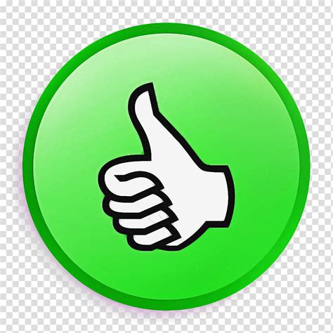 Free Download Finger Green Thumb Hand Gesture Thumbs Signal Symbol Okay Transparent