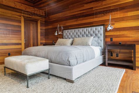 King Size Bed In Master Bedroom Inside Luxurious Cedar