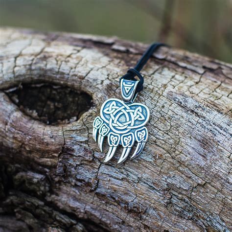 Bear Pendant Silver Viking Jewelry Touch Of Modern