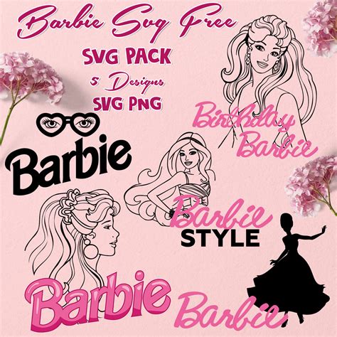 Barbie Logo Bundle SVG Barbie Logo Vector Barbie Birthday Barbie Print SVG Barbie Print Svg