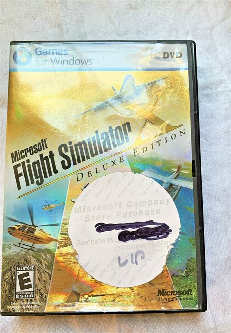 Microsoft Flight Simulator X Deluxe Edition Pc 2006 New In Box