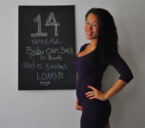 Diary Of A Fit Mommy 14 Weeks Pregnancy Chalkboard Update