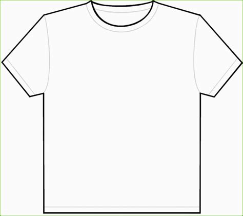 Blank Tshirt Template Pdf New Ausgezeichnet T Shirt Pertaining To Printable Blank Tshirt