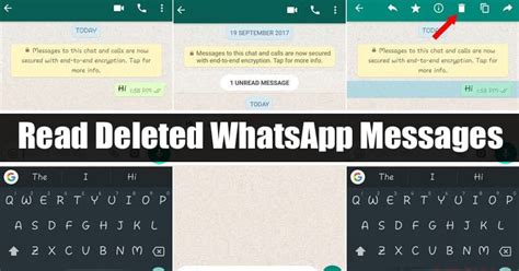 Restore deleted android whatsapp messages without backup. How To Read Deleted Messages On Whatsapp Messenger