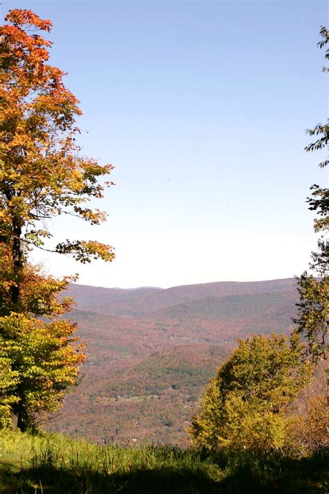 Catskill Mountain Fall Foliage Taken At Bellayre Mountain Flickr