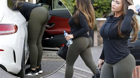 Lauren Goodger Shows Off Her Unbelievable Bum In Skin Tight Leggings That Leave Nothing To The