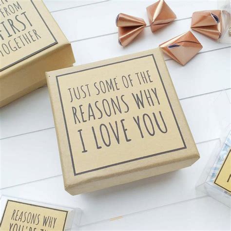 Origami Reasons Why I Love You T Box By Bubble And Mimi