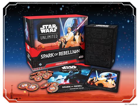 Exclusive Price Reveal And Closer Look At Prerelease Box Booster Packs And More For Star Wars