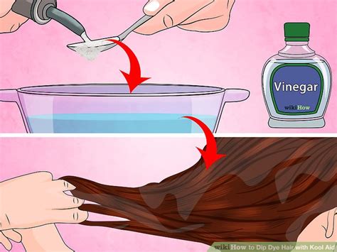How To Dip Dye Hair With Kool Aid 13 Steps With Pictures