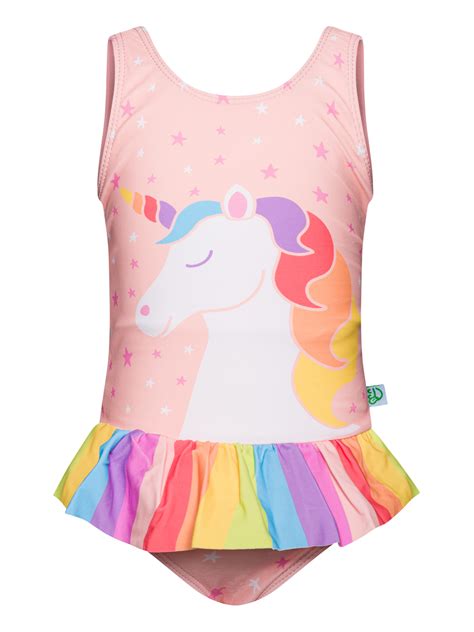 Girls Swimsuit Colourful Unicorn Dedoles