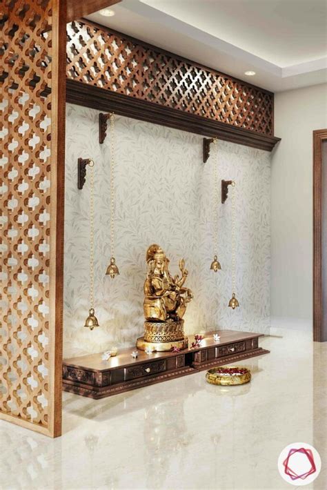 5 Soothing And Traditional Wooden Pooja Room Designs That You Must See