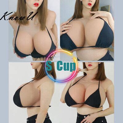S Cup Transgender Huge Silicone Breast Forms Artificial Realistic Crossdresser Ebay