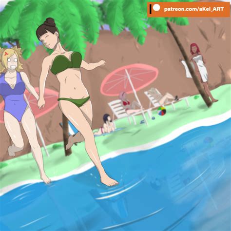 Rule 34 6girls Akeiart Barefoot Beach Bikini Boruto Naruto Next