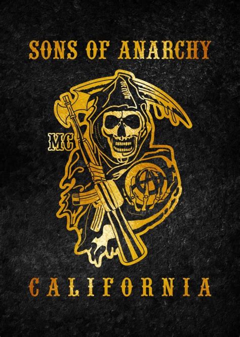 Sons Of Anarchy Tv Show Poster Canvas Wall Art Print John Sneaker