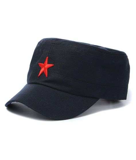 1 Pc Unisex Red Star Cotton Army Cadet Military Adjustable Cap Buy