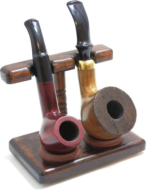 Tobacco Pipe Stand 2 Pipe Stand Polish Import