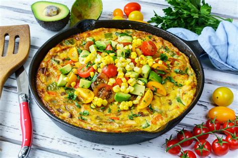 Make Mornings Great With This One Pan Frittata And Avocado Salsa Clean