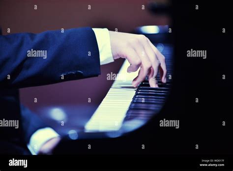 Man Playing Piano High Resolution Stock Photography And Images Alamy