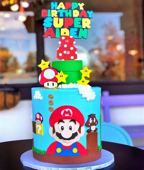 15 Amazing And Cute Super Mario Cake Ideas And Designs Mario Cake Super