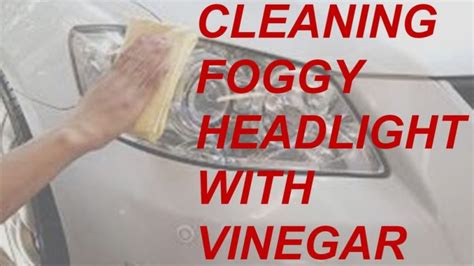 Swirl the solution for some time then dip a soft, clean rag into the solution and apply it to the headlight. Cleaning Foggy Headlights: How to Clean oxidized ...