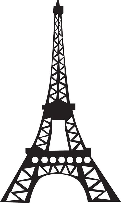 Simple Cartoon Eiffel Tower Clipart - Full Size Clipart (#307305 png image