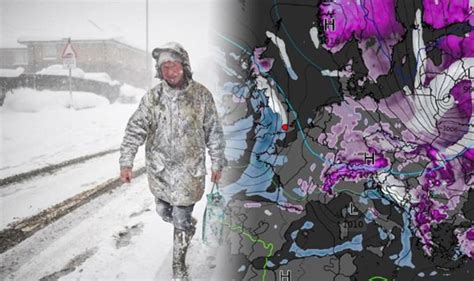 Uk Snow Arctic Weather System Sparks Heavy Snow Today As Britain Set