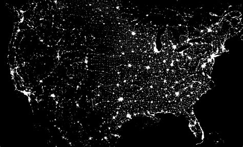 APOD: August 30, 1997 - The United States at Night