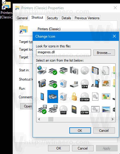Create Printers Folder Shortcut In Windows 10
