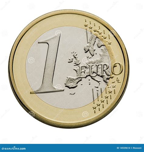 One Euro Coin European Union Currency Stock Images Image 14559614